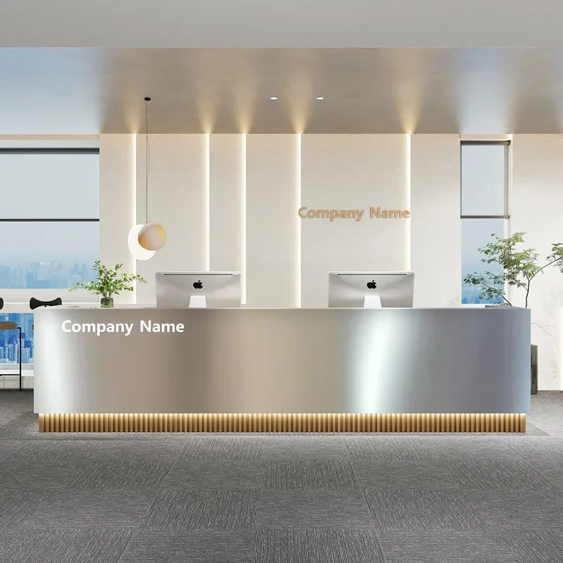 Computer Desks Reception Tables Salon Counter Clothing Store Customer Center Shop Desk Bellezza Motion Office Hallway Table