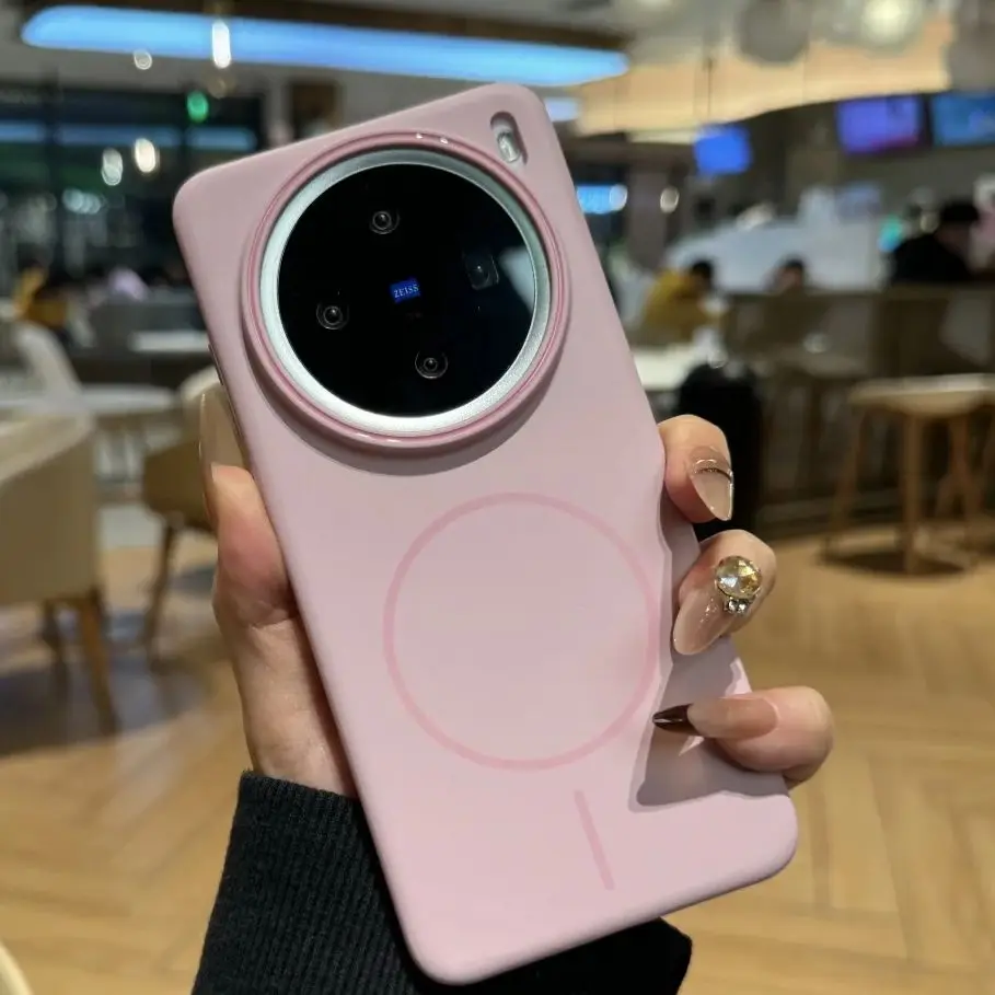 Candy Color Ultrathin Soft Magnetic Phone Case with Wireless Charging Support