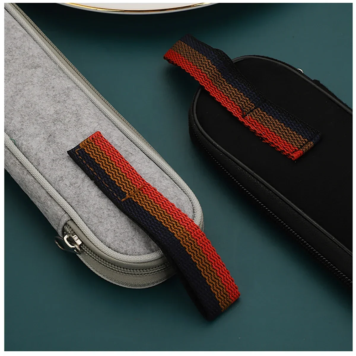 8PCS Portable Tableware Reusable Travel Cutlery Set Camp Utensils Set Chopsticks Fork Spoon Knife for Outdoor Picnic Kitchen