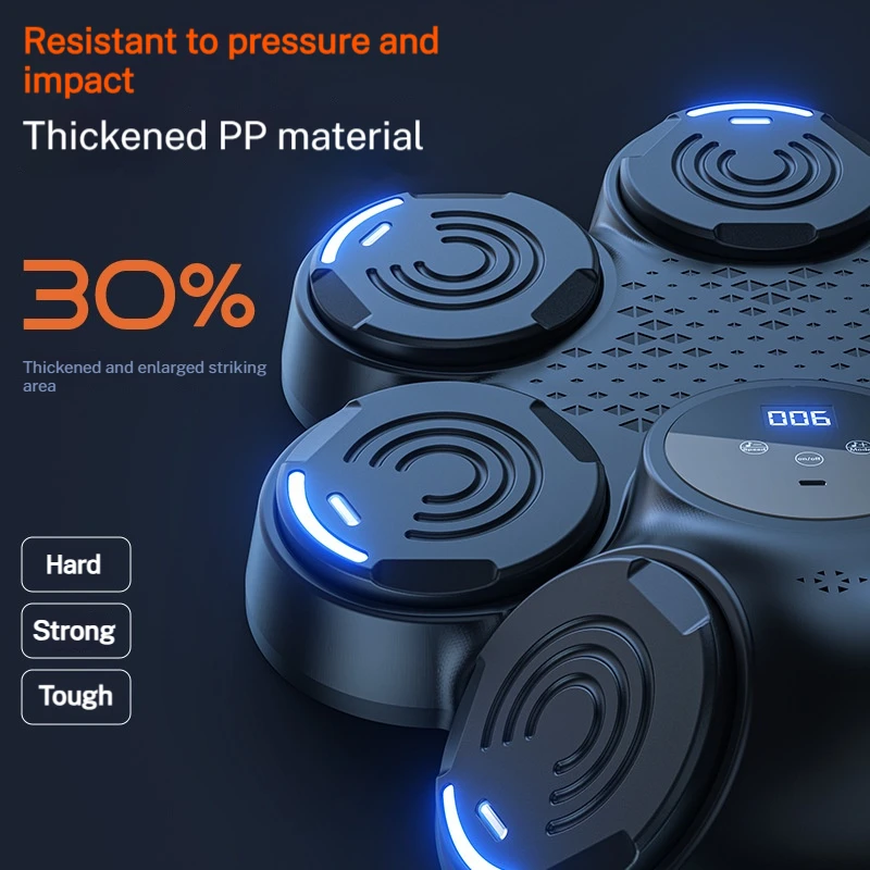 Music Boxing Machine Bluetooth Adult Electronic Wall Target HookPunch Equipment Target Wall Mounted Gym Home Equipment music boxing toys
