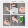 250ml Manual Soap Dispenser Transparent Wall Mounted Bathroom Sanitizer Shampoo Shower Gel Container Bottle 5