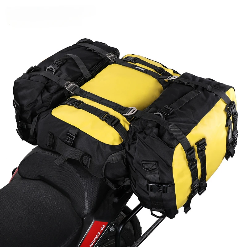 

Rhinowalk Motorcycle Yellow Rear Seat Bag 10L/20L/30L Waterproof Luggage Pack Tail Multi-Function Bumper Bale Single-piece sales