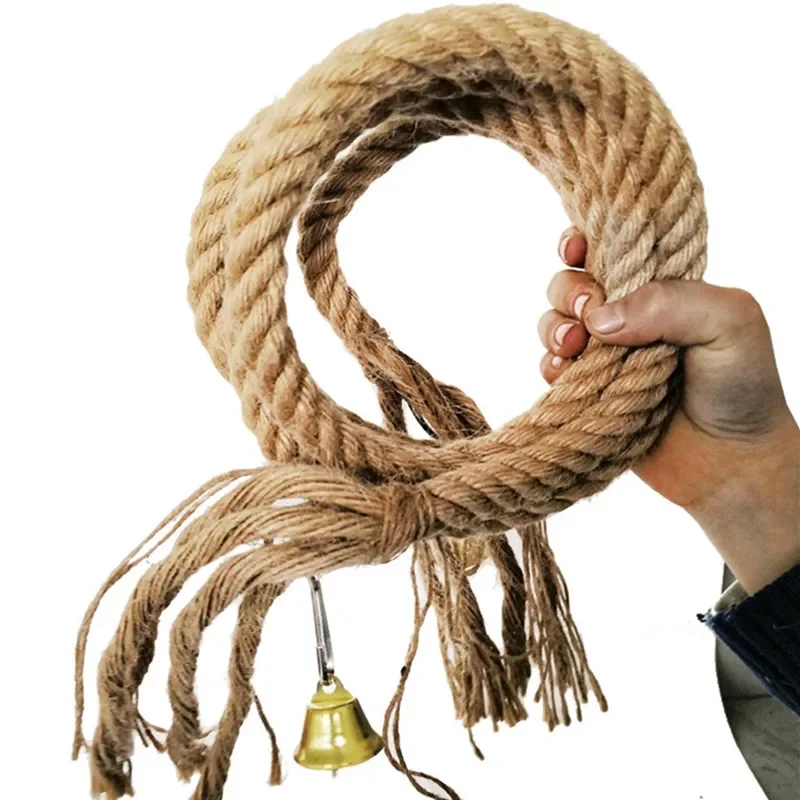 100/150/200 cm Parrot Toys Pet Standing Rope Bird Cage Decoration Climbing Toy Chewing Rope Parrot Bird Cage Toys Bell