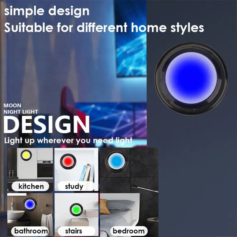 Dimmable RGBW 16 Colors Hallway Closet Cabinet Lights Touch Sensor Decor Night Lamp Infrared Remote Control LED Puck Lights