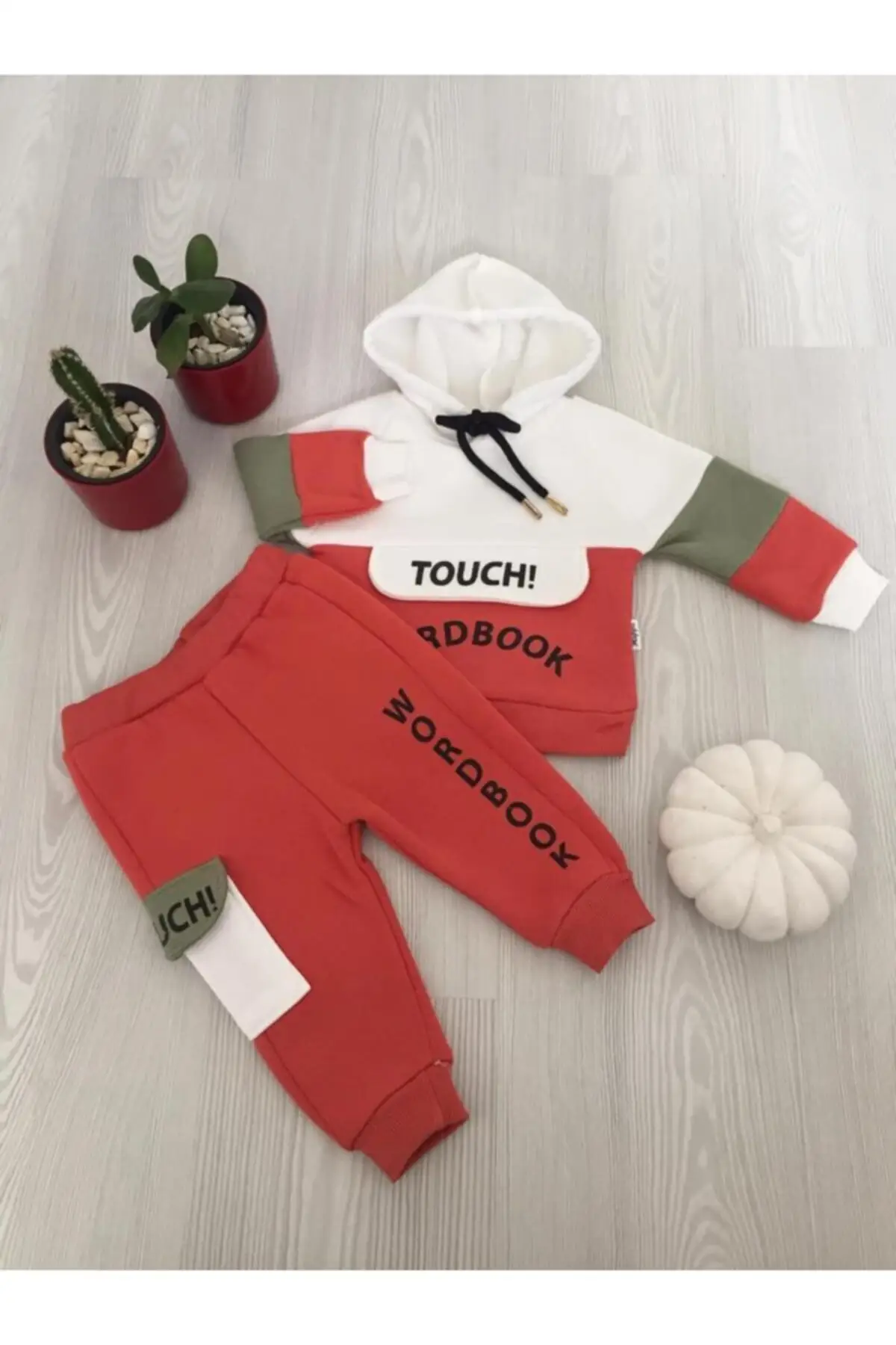 Baby orange touch wordbook written suit 2'li
