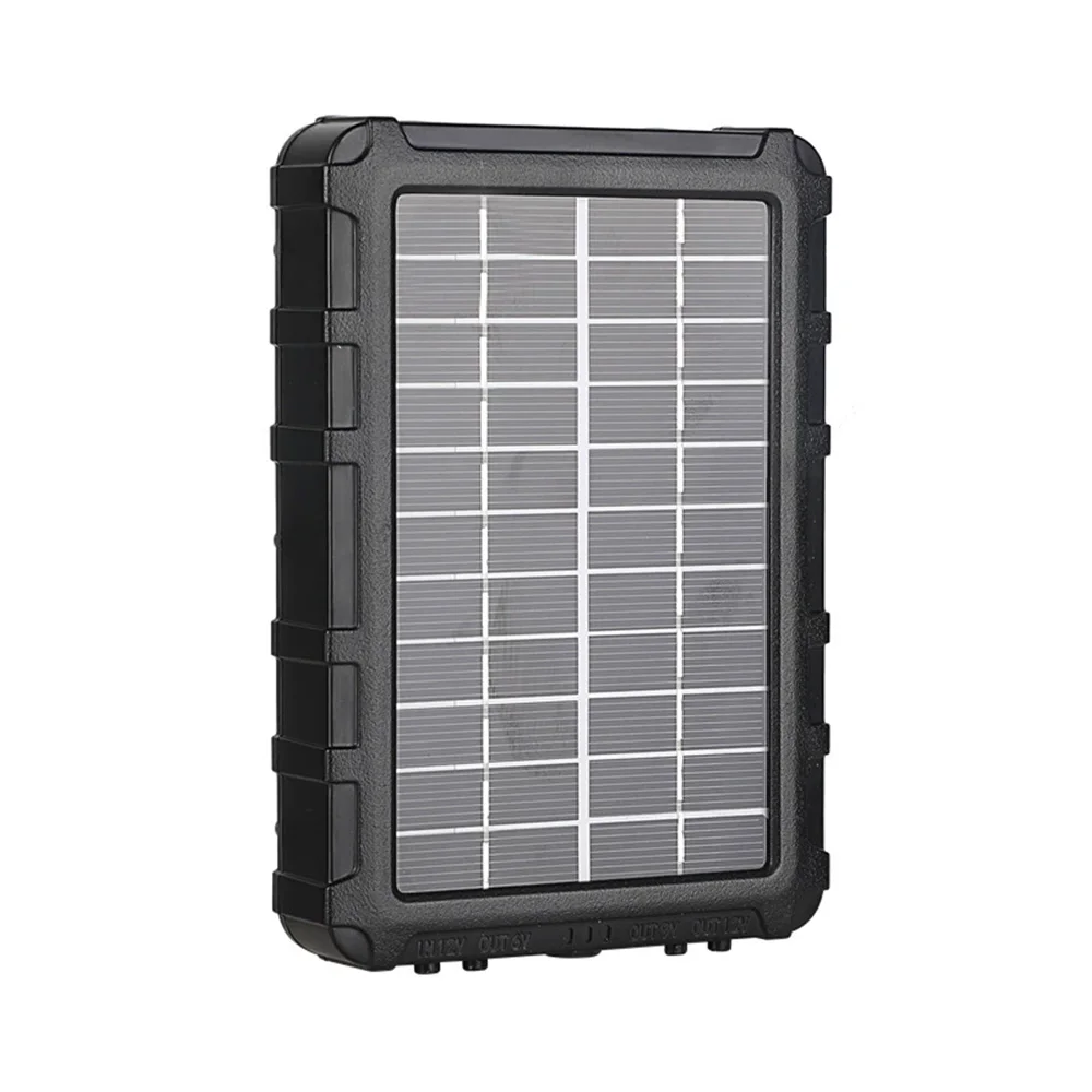 Trail Camera Solar Panel 4400mAh Rechargeable Solar Charger Panel for Hunting Camera