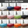 1 piece bed sheets pure white hotel bed sheets  single and double home use 5