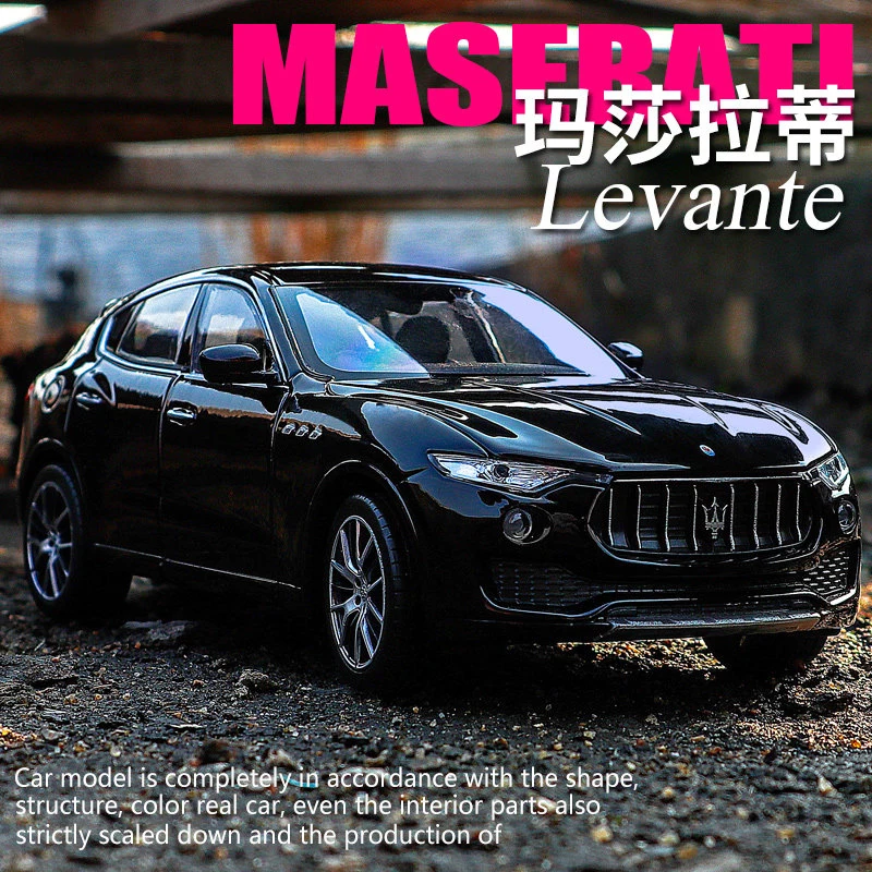 

WELLY 1:24 Maserati Levante SUV Scale Diecast Alloy Model Car Toys For Metal Classic Car Toy For Children Gift B29