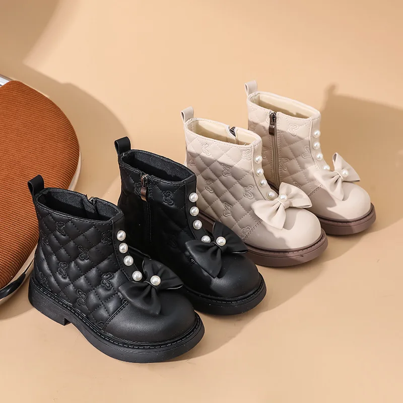 Girls Winter Casual Boots Soft Bottom Anti Slip