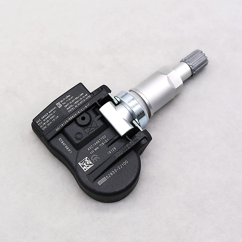 2012-2023 현대 I30 Ix20 Ix55 TPMS Kia Ceed Sorento Genesis G80 433MHz 타이어 압력 TPMS 센서 52933-2J100 52933-3N100