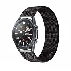 Nylon Loop Strap Bracelet Belt - 20mm/22mm - 22mm (20 Reflective black)