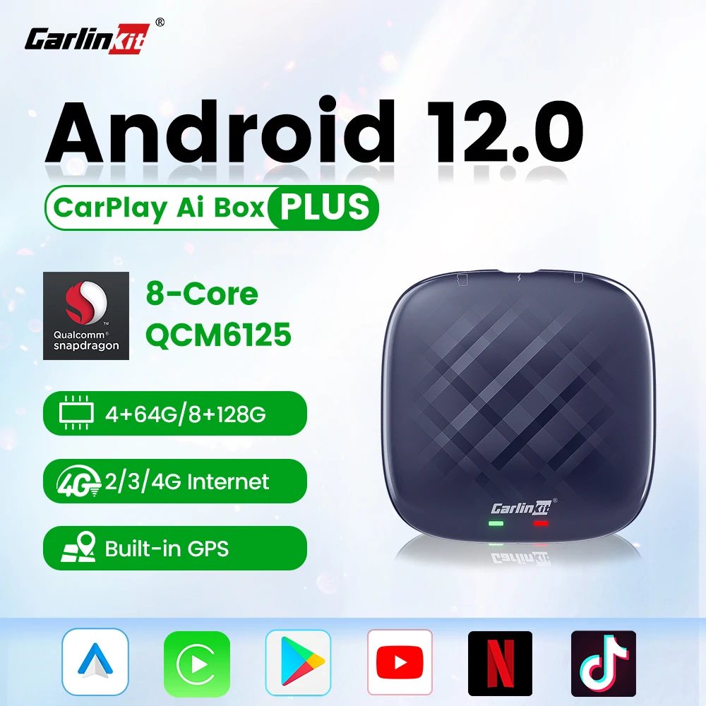 Qcm6125 Carlinkit Ai Box Mini Android 11 Wireless Carplay Box Android Auto 4g+64g 8-core Car Play Streaming Box For Iptv Netflix - Car Ai Box - AliExpress - Апрельский топ товаров с Али