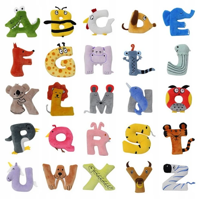 A-Z Alphabet Lore Plush Toy Preschool Educational English ABC Letter  Stuffed Animal Plushie Kids Gift Mobile phone bag pendant - AliExpress