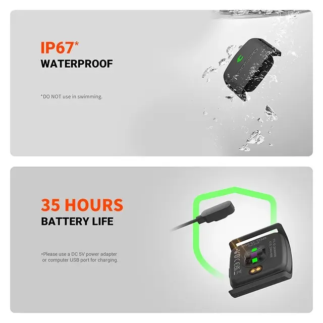 COOSPO HW9 Armband Heart Rate Monitor with HR Zones/Calories HRM Sensor for Fitness Cycling BLE5.0 ANT+ for Peloton,Zwift,Wahoo - Image 5