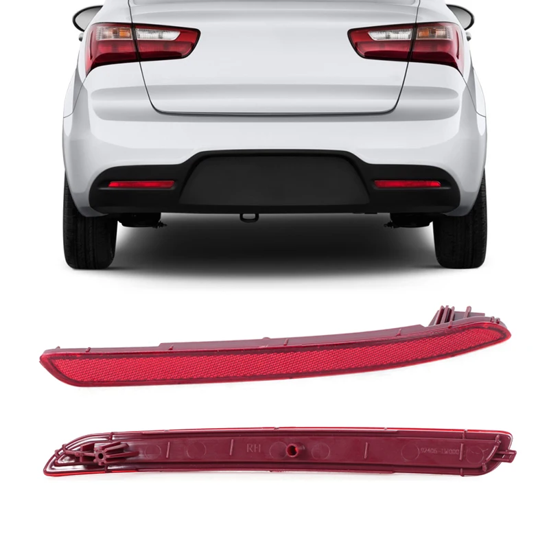 Reflector De Parachoques Trasero BuyWeek Para MERCEDES-BENZ X204