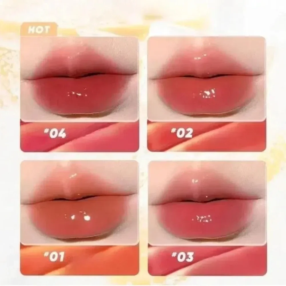 Judydoll Ice Iron Lip Glaze: Non-Stick, Mirror Shine, Watery Lip Lotion with Metal Brush Head