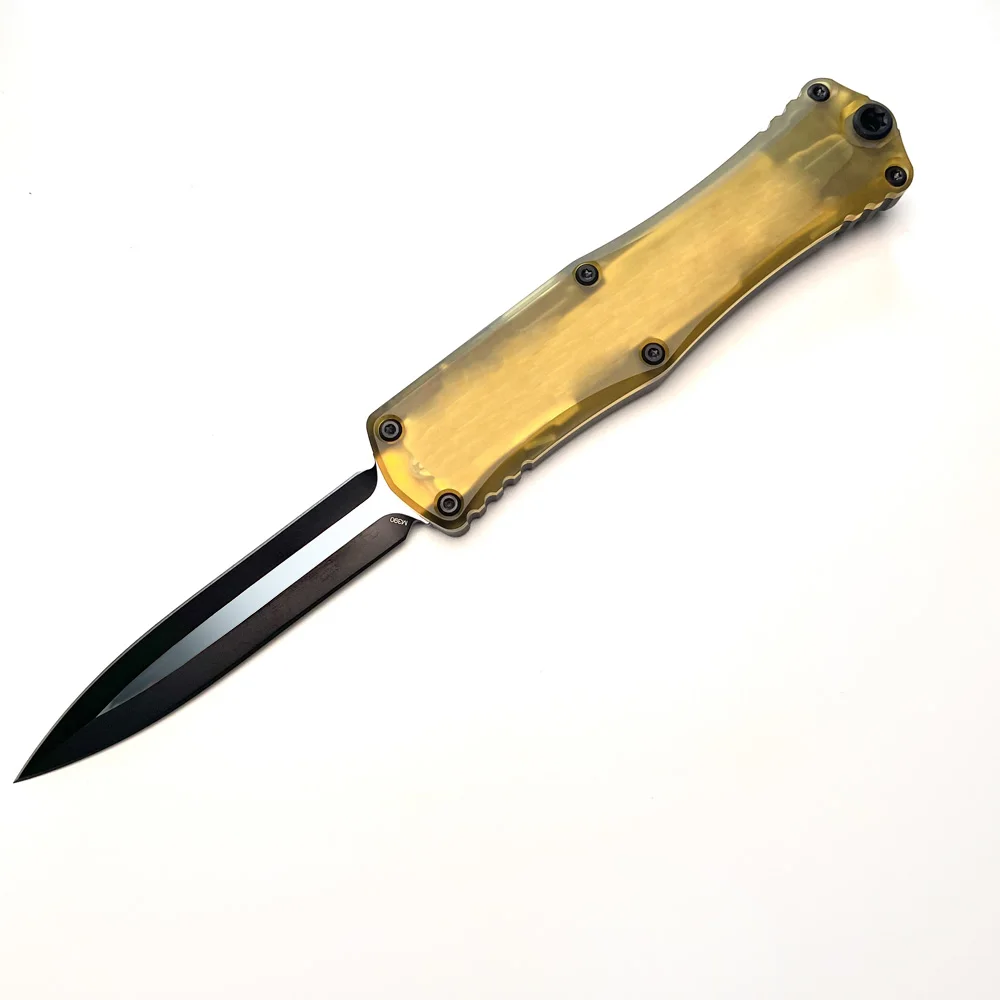 VESPAKnifeM390BlackBladePEI7075T7AluminumHandleHuntingKnivesOutdoorToolsSurvival