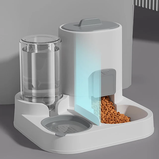 Hot pet feeding and drinking water two-in-one food smooth large-capacity feeding and drinking water bowl cat food bowl dog bowl 5