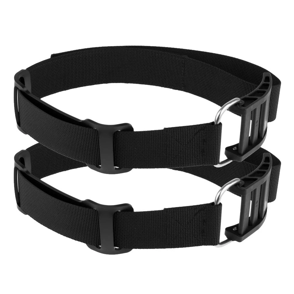Scuba Diving Tank Band Cam Strap Dive Air Cylinder Straps Bcd Buckle Dive Cylinder Tank Band 2Pcs