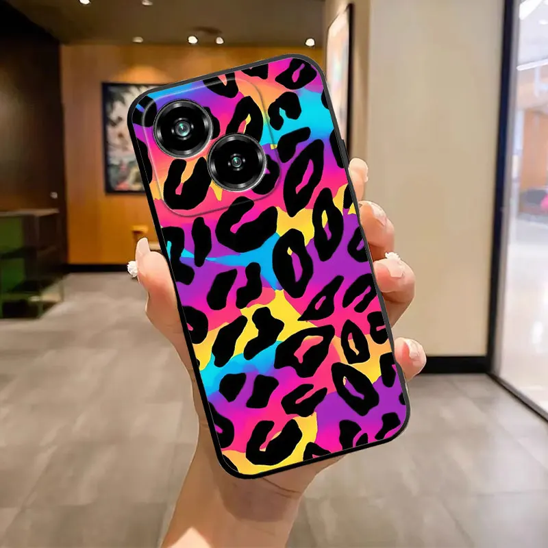 Fashion Soft Silicone Shockproof Butterfly Marble Black TPU Phone Case