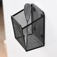 Magnetic Pen Holder Mesh Organizer Box Pencil & Marker Storage Basket for Home Office Supplies 6