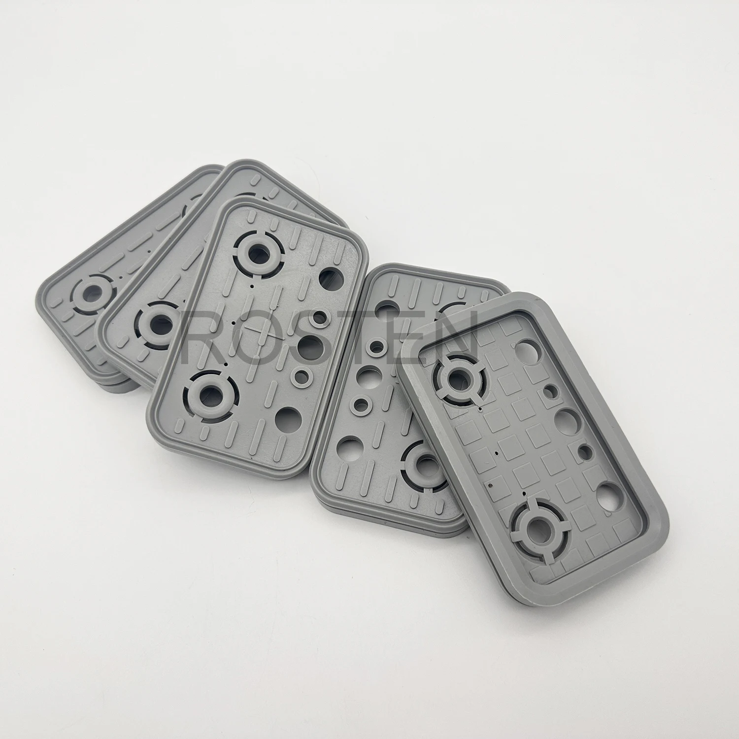 125*75*17mm Weeke Homag PTP160 Machining Center CNC Vacuum Pad Cover Suction Top Rubber Replacement Plates 5pcs 4-011-11-0196 vacuum pad cover