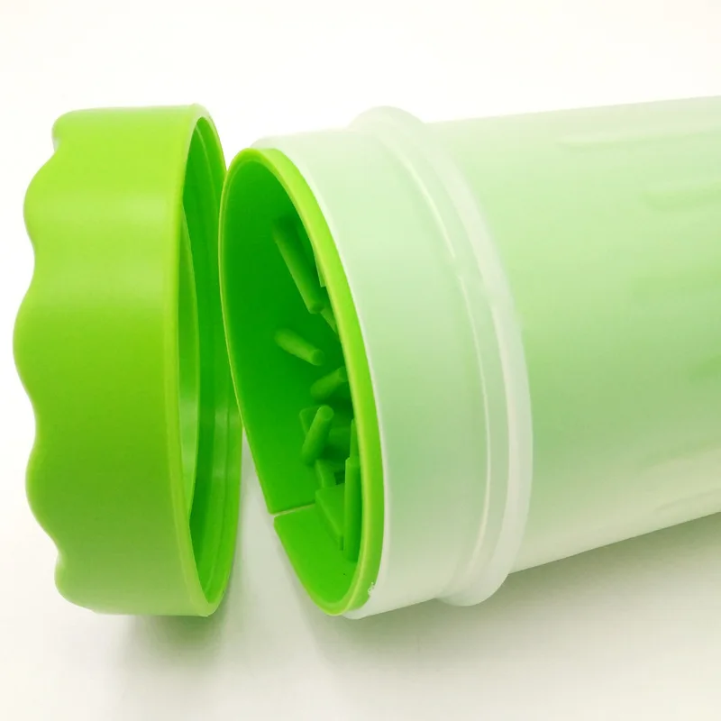 Pet Cleaning Cup Soft Silicone Comb Portable Pet Foot Cup Claw Cleaning Brush Fast Dirty Cat Claw Bucket