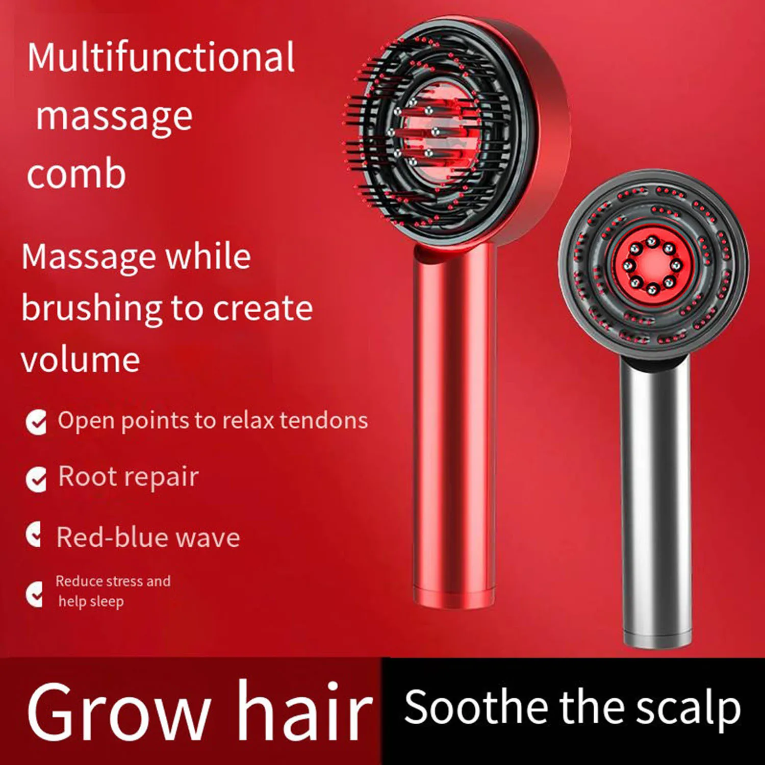 Wireless Massager  Scalp3 Scalp Massaging Brush Shiatsu Hair Scalp Massager with IPX7 Waterproof Cordless Electric Massager 6