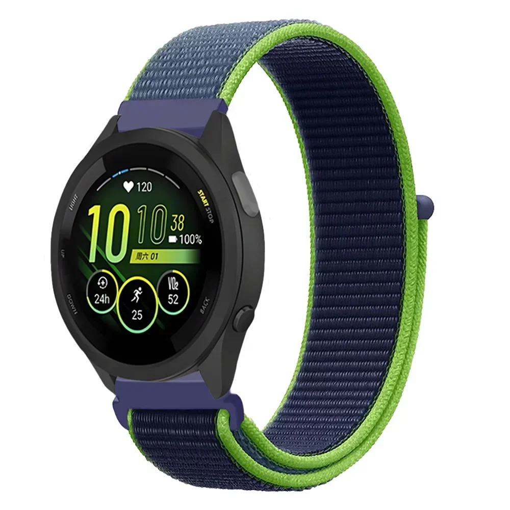 Nylon Braided Loop Sport Bracelet Wristband - 20/22mm Strap