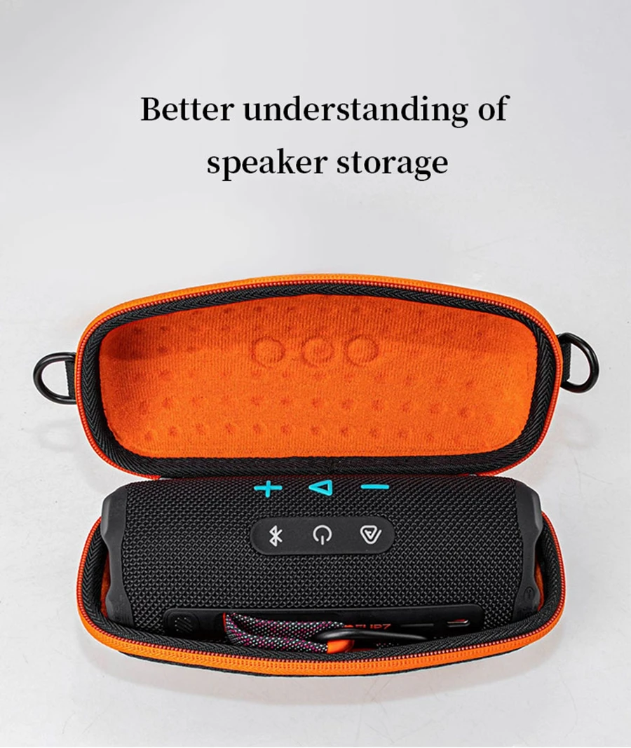 Portable Bag for JBL FLIP7 Speaker Sound Permeable Bags Flip 7 Outdoors Travel Carrying Transparent Case