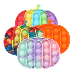 Jeu de citrouille en forme d'arc en ciel pour enfants, Mini jouets éducatifs simples 