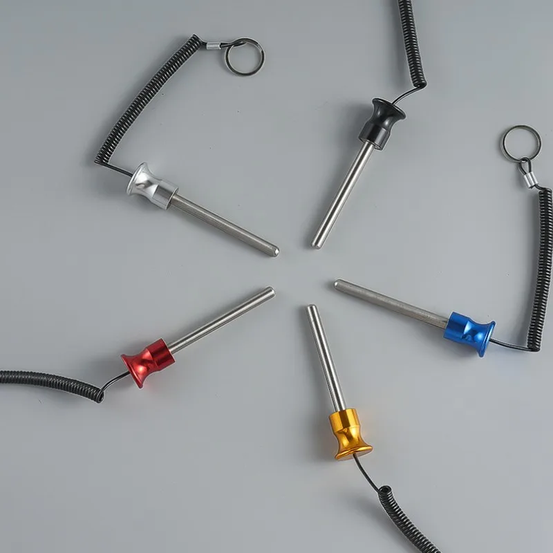 Magnetic Weight Pin Universal Weight Stack Replacement Selector Key Machine Detent Pin with Reinforced Steel Wire Lanyard