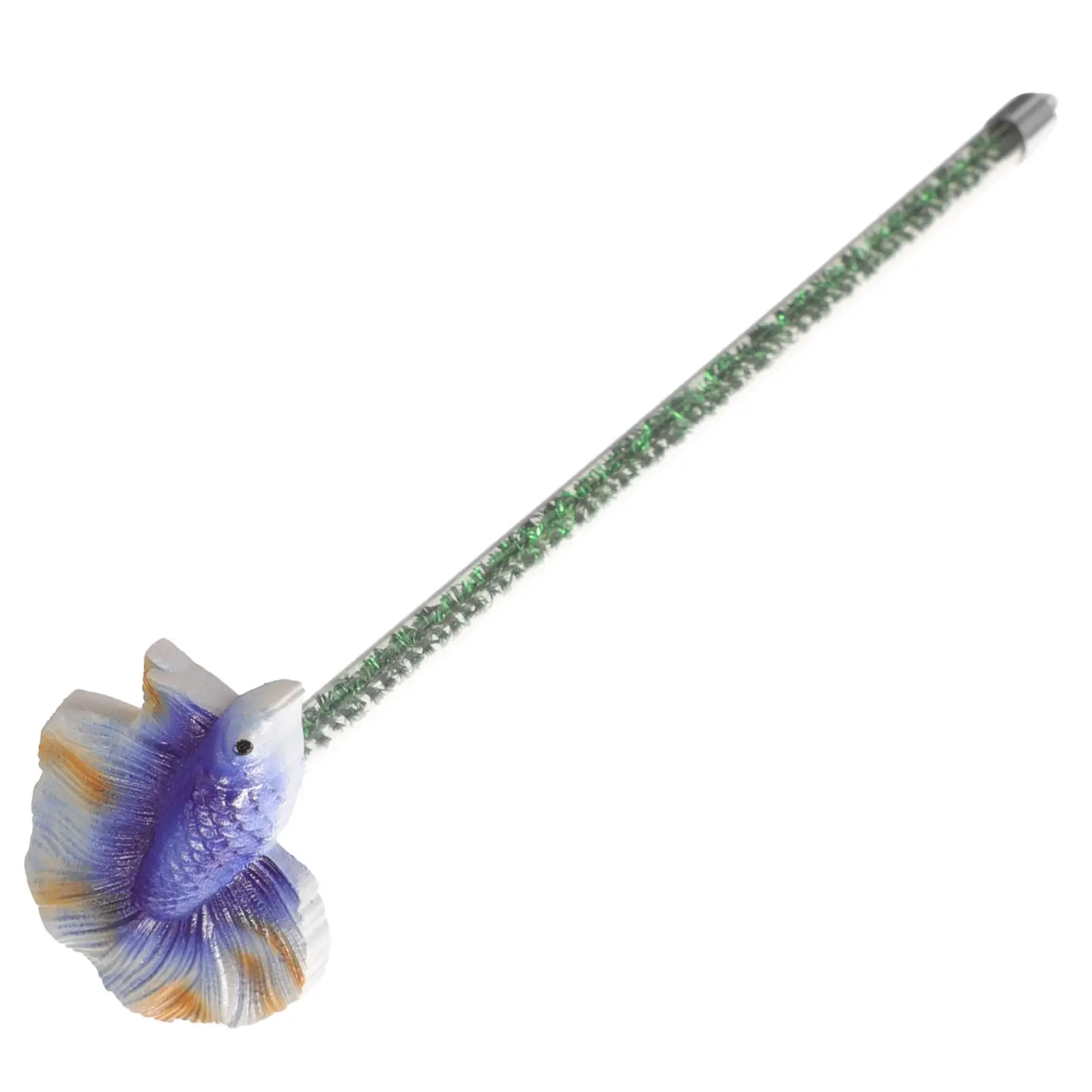 Fish Betta Active Plaything Training Stick Virtual Tank Resin Decorative