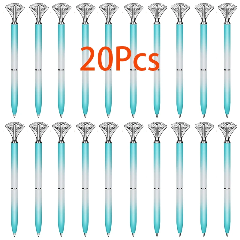 

20Pcs Crystal Diamond Pen Bridesmaid Pens Bling Metal Ballpoint Pens for Bachelorette Wedding Party Favor