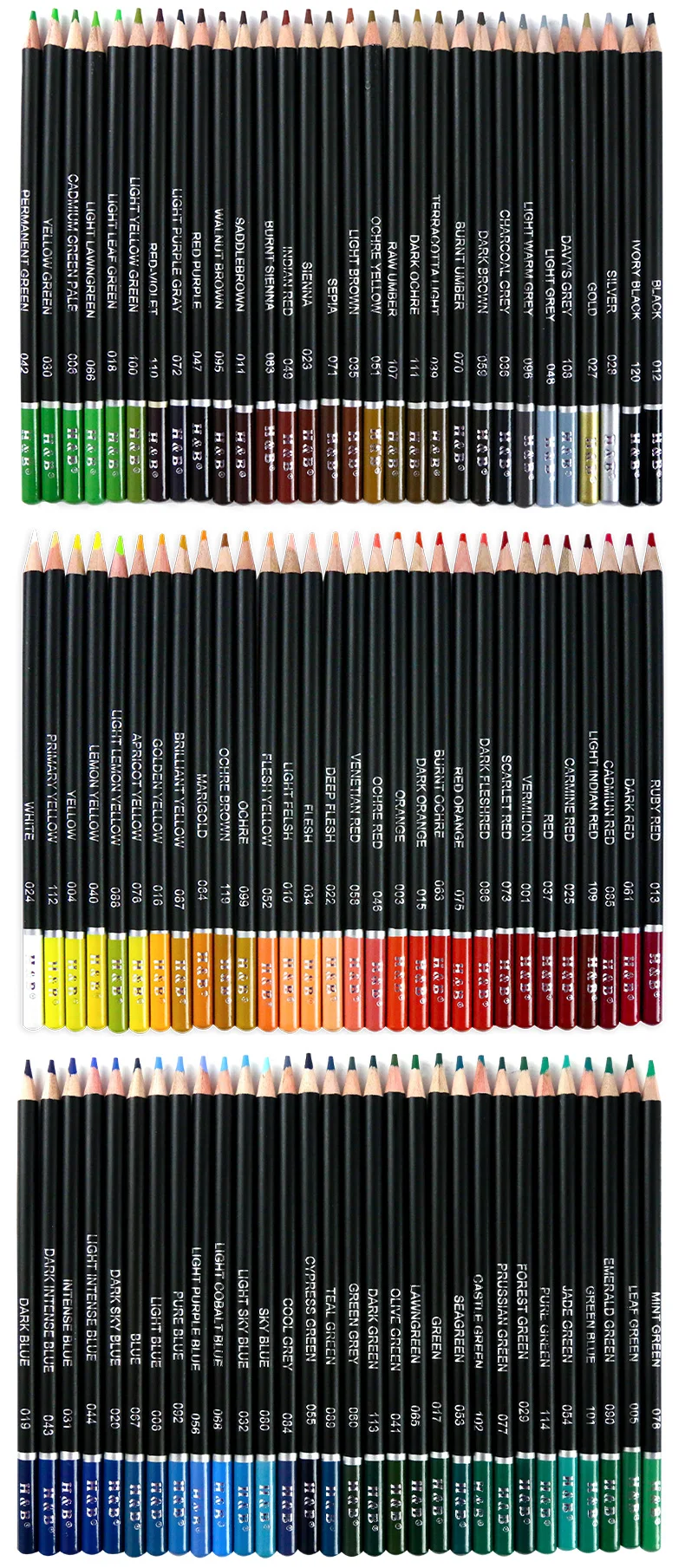 YBLANDEG Juego de lápices de colores para dibujar y dibujar 96 piezas,  suministros de arte, pintura de grafito, kit de lápices de arte  profesional