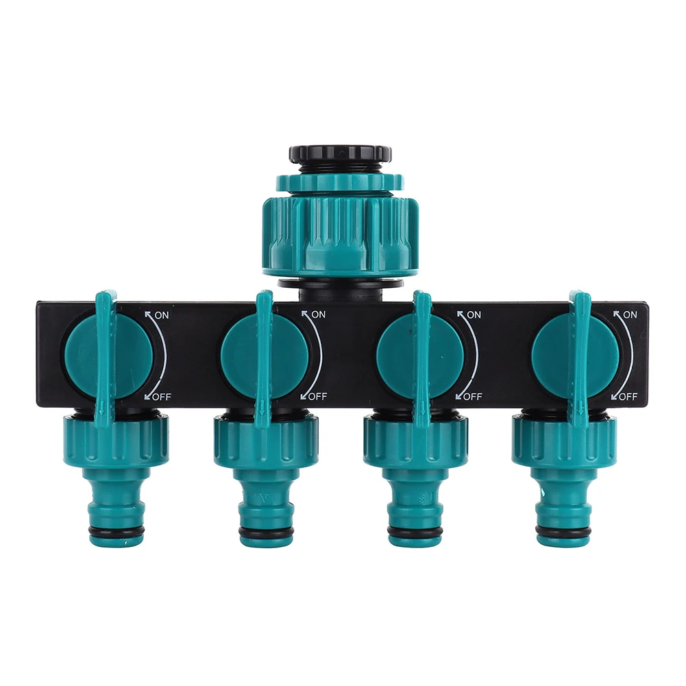 

4 Way Hose Splitter Water Tap Hose Connectors Distributor Garden Watering Drip Garden Watering And Irrigation Water Distribution