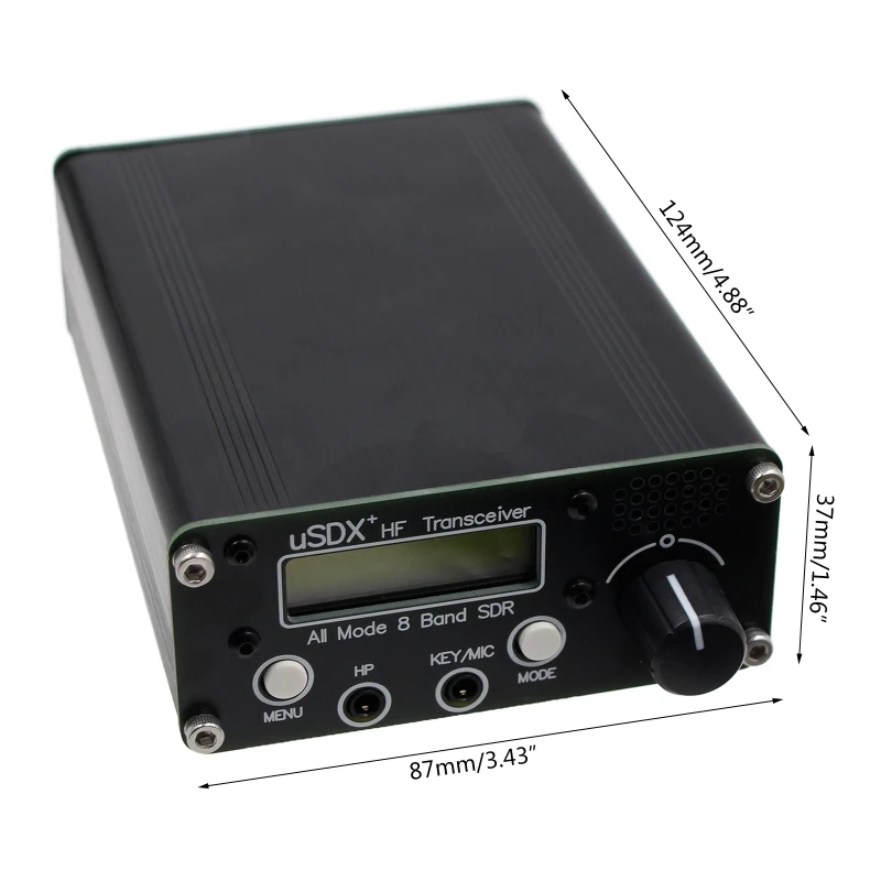 USDX+ SDR トランシーバー全モード HF アマチュア無線 8 バンド 80M