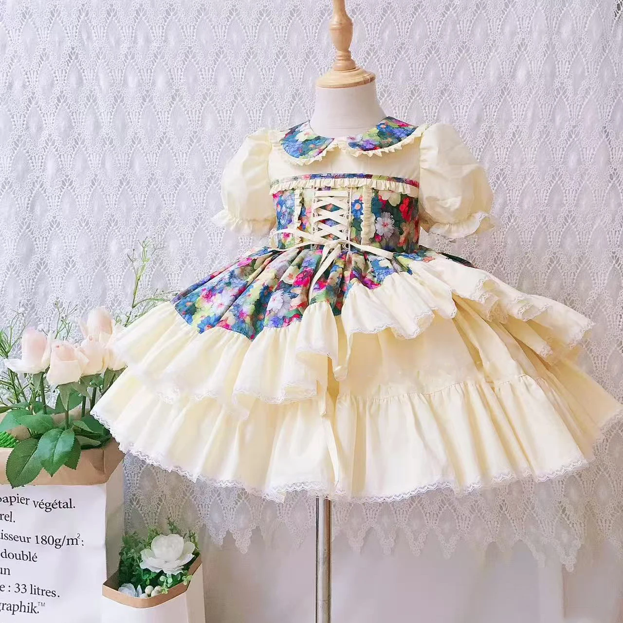 فستان للفتيات الصغيرات من عمر 0 إلى 12 سنة باللون...