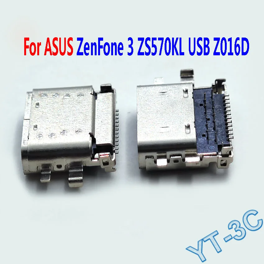 

2PCS For ASUS ZenFone 3 ZS570KL USBZ016D Laptop Connector Socket DC Jack USB 3.1 Type-C USB3.1 Charging Port Data Interface