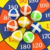 12PCS random suction cup stick target ball outdoor sport receive game throwing catch ball children parent-child interactive toy 2