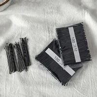 Multi-style Solid Black Hair Clips Set Bobby Pins for Women Simple Fashion Wave Hair Pins Side Hairgrip Hairstyle Accessories