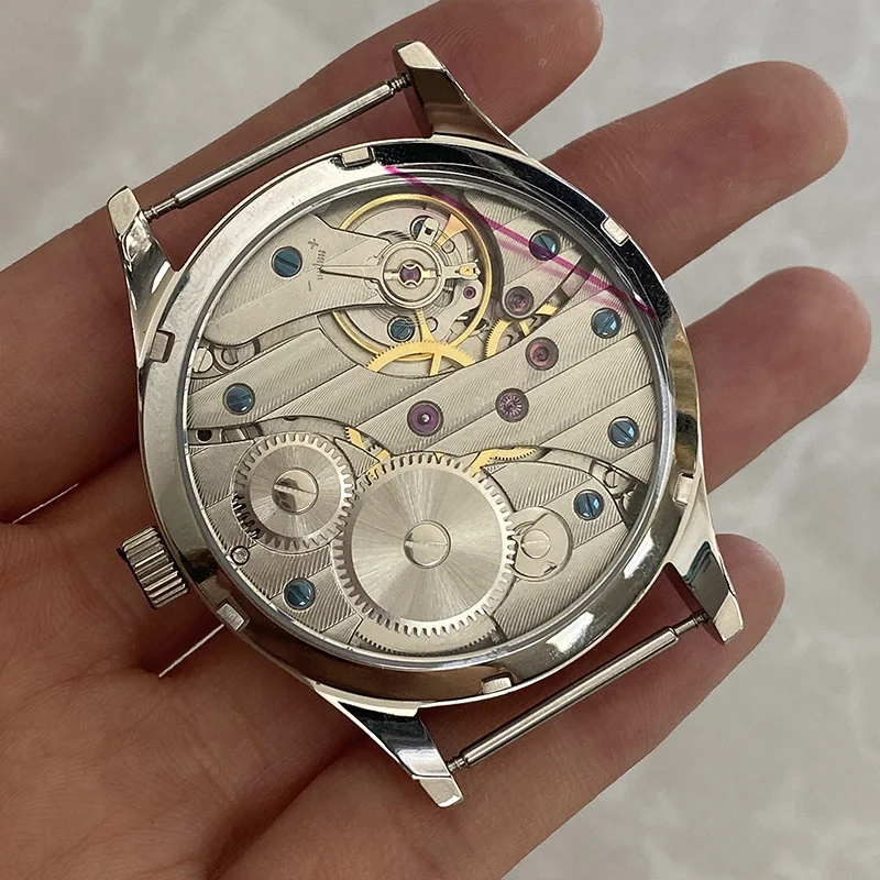 42mm Men's Simple Fashion Manual Mechanical Watches Tianjin ST3600 Movement Waterproof Stainless Steel Luxury Reloj Hombre Cool
