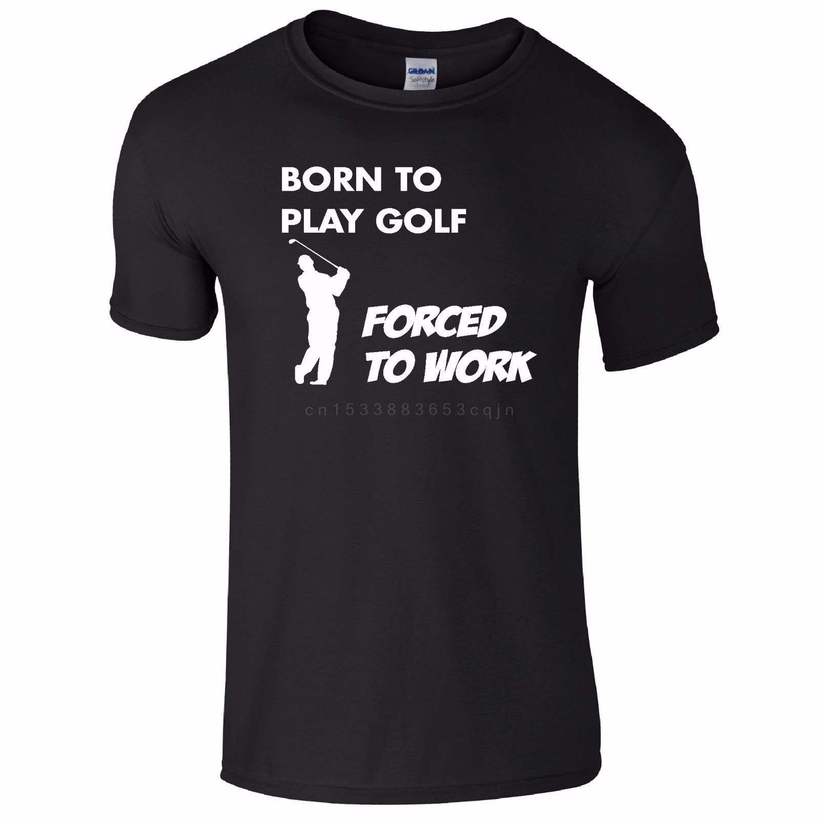 

Забавная футболка Born To Golf, топ Tumblr, новинка, подарок на Рождество, секретный санта