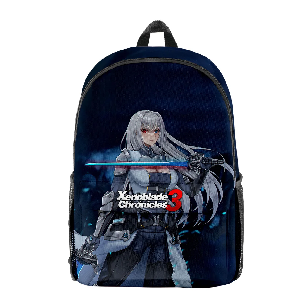 Popular Xenoblade Chronicles 3 Game pupil Bookbag Notebook Backpacks 3D Print Oxford Waterproof Boys/Girls Travel Backpacks