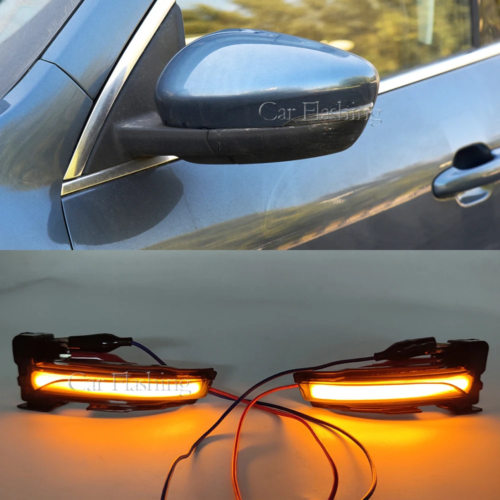 2 Pièces Clignotant Dynamique LED Aile Latérale Rétroviseur