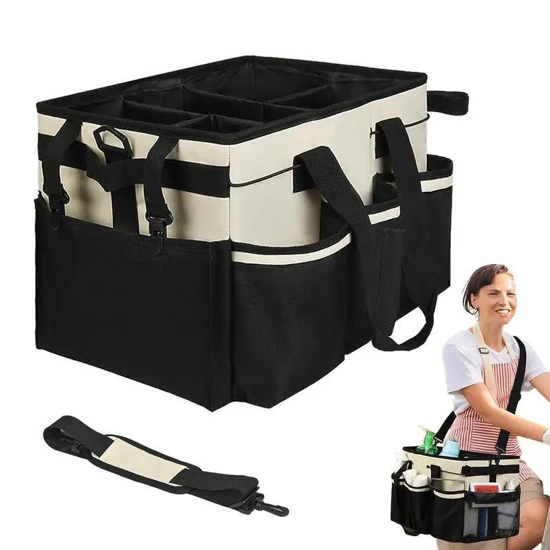 

Cleaning Organiser Basket Cleaning Tote Detailing Bucket Organizer Bucket Bag For Cleaning High Capacity Cleaning Totes