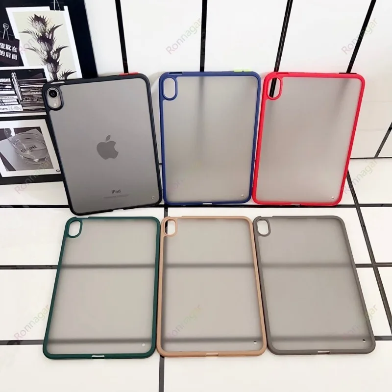 Matte Transparent Tablet Case for iPad Air and Pro Series