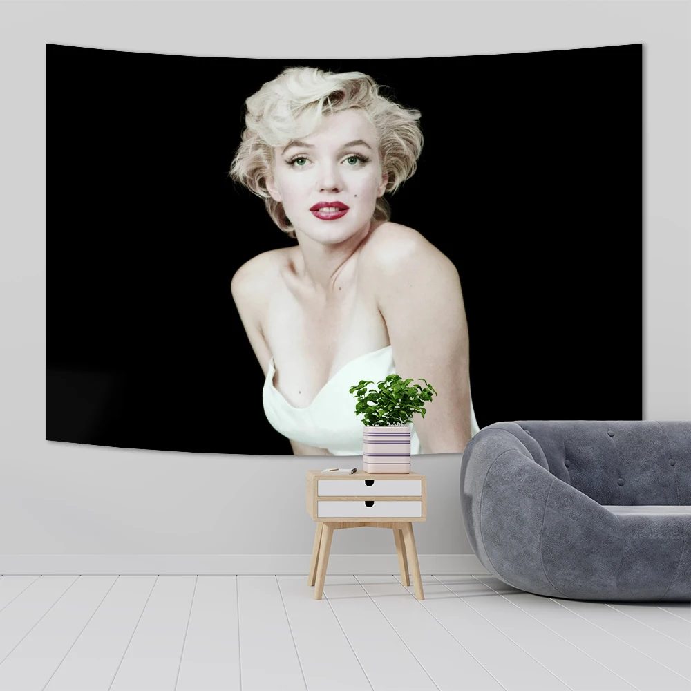 

Marilyn Monroe Tapestry Sexy Woman Art Background Cloth Wall Hanging Mysterious Aesthetic Room Decorations