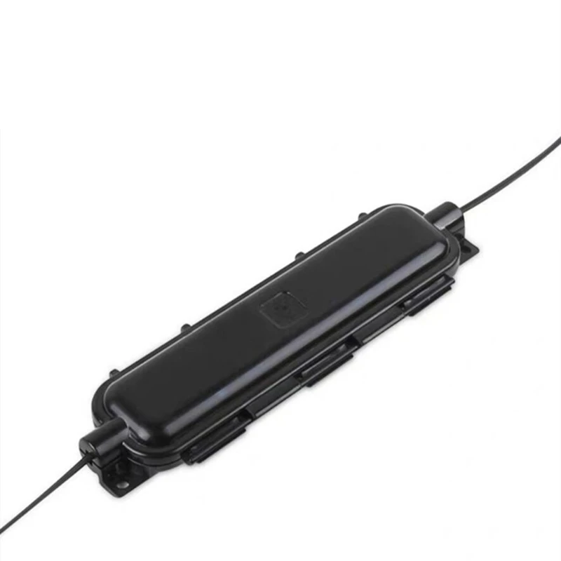 MAYTO 10pcs FTTH Tool Drop Cable Rotection Box Optical Fiber Protection Box Heat Shrink Tubing to Protect Splice Tray Waterproof