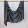 Nouveau Hijab en Jersey Liquide Premium, Châle, Foulard de Malaisie, Coiffes, Turbans de Mode Musulmane pour Femmes, Turban Ramadan Hijabs